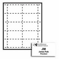 Classic Name Tag Paper Inserts - 1 Color (3 1/2"x2")